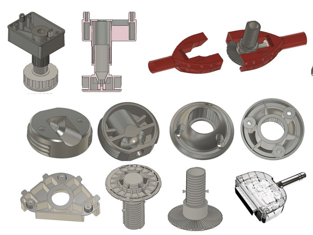 Sample 3D CAD designs from Hamza DOGAN's portfolio